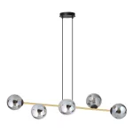 EMIBIG GRAVITY 6 BL GRAFIT Fekete Beltéri Függőlámpa E14 IP20 EB-1237-6