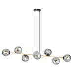 EMIBIG GRAVITY 8 BL GRAFIT Fekete Beltéri Függőlámpa E14 IP20 EB-1237-8