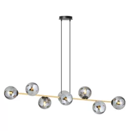   EMIBIG GRAVITY 8 BL GRAFIT Fekete Beltéri Függőlámpa E14 IP20 EB-1237-8