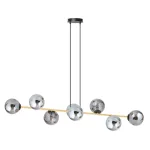 EMIBIG GRAVITY 8 BL GRAFIT Fekete Beltéri Függőlámpa E14 IP20 EB-1237-8