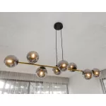 EMIBIG GRAVITY 8 BL GRAFIT Fekete Beltéri Függőlámpa E14 IP20 EB-1237-8