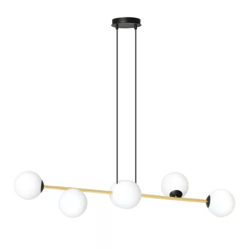 EMIBIG GRAVITY 6 BL OPAL Fekete Beltéri Függőlámpa E14 IP20 EB-1241-6