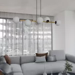 EMIBIG GRAVITY 6 BL OPAL Fekete Beltéri Függőlámpa E14 IP20 EB-1241-6