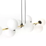 EMIBIG GRAVITY 6 BL OPAL Fekete Beltéri Függőlámpa E14 IP20 EB-1241-6