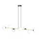 EMIBIG GRAVITY 8 BL OPAL Fekete Beltéri Függőlámpa E14 IP20 EB-1241-8