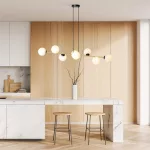 EMIBIG GRAVITY 8 BL OPAL Fekete Beltéri Függőlámpa E14 IP20 EB-1241-8