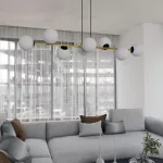 EMIBIG GRAVITY 8 BL OPAL Fekete Beltéri Függőlámpa E14 IP20 EB-1241-8