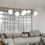 EMIBIG GRAVITY 6 WH GOLD Fehér Beltéri Függőlámpa E14 IP20 EB-1242-6