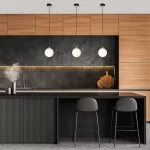 EMIBIG ROYAL 1 BL Fekete Beltéri Függőlámpa E14 IP20 EB-1243-1