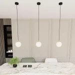 EMIBIG ROYAL 1 BL Fekete Beltéri Függőlámpa E14 IP20 EB-1243-1