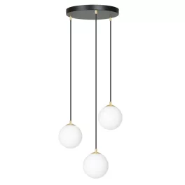   EMIBIG ROYAL 3 BL Fekete Beltéri Függőlámpa E14 IP20 EB-1243-3