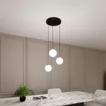 EMIBIG ROYAL 3 BL Fekete Beltéri Függőlámpa E14 IP20 EB-1243-3