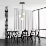 EMIBIG ROYAL 3 BL Fekete Beltéri Függőlámpa E14 IP20 EB-1243-3