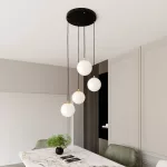 EMIBIG ROYAL 4 BL Fekete Beltéri Függőlámpa E14 IP20 EB-1243-4