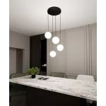 EMIBIG ROYAL 4 BL Fekete Beltéri Függőlámpa E14 IP20 EB-1243-4