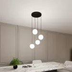 EMIBIG ROYAL 4 BL Fekete Beltéri Függőlámpa E14 IP20 EB-1243-4