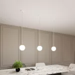 EMIBIG ROYAL 1 WH Fehér Beltéri Függőlámpa E14 IP20 EB-1244-1