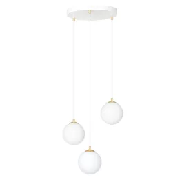   EMIBIG ROYAL 3 WH Fehér Beltéri Függőlámpa E14 IP20 EB-1244-3