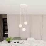 EMIBIG ROYAL 3 WH Fehér Beltéri Függőlámpa E14 IP20 EB-1244-3