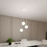 EMIBIG ROYAL 3 WH Fehér Beltéri Függőlámpa E14 IP20 EB-1244-3