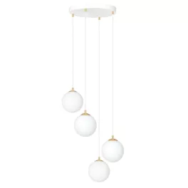   EMIBIG ROYAL 4 WH Fehér Beltéri Függőlámpa E14 IP20 EB-1244-4