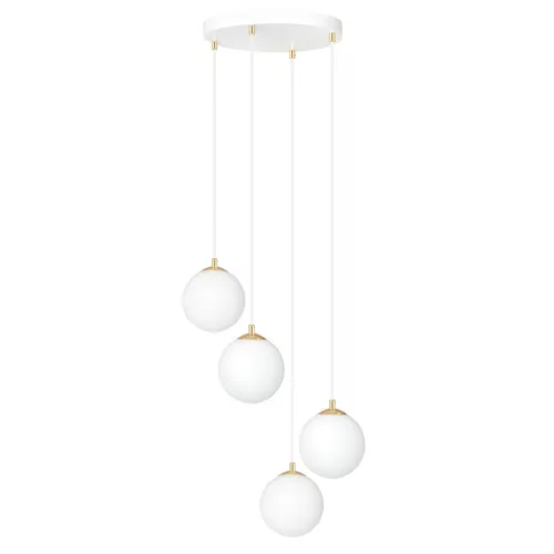 EMIBIG ROYAL 4 WH Fehér Beltéri Függőlámpa E14 IP20 EB-1244-4