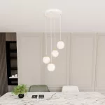 EMIBIG ROYAL 4 WH Fehér Beltéri Függőlámpa E14 IP20 EB-1244-4