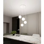 EMIBIG ROYAL 4 WH Fehér Beltéri Függőlámpa E14 IP20 EB-1244-4