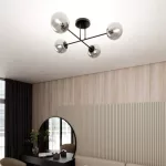 EMIBIG ROMA 4 BL GRAFIT Fekete Beltéri Mennyezeti lámpa E14 IP20 EB-1245-4