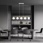 EMIBIG ALLORA 5 WH OPAL Fehér Beltéri Függőlámpa E14 IP20 EB-1255-5