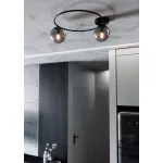 EMIBIG SOPRA 2 BL GRAFIT Fekete Beltéri Mennyezeti lámpa E14 IP20 EB-1256-2