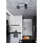 EMIBIG SOPRA 2 BL GRAFIT Fekete Beltéri Mennyezeti lámpa E14 IP20 EB-1256-2