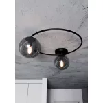 EMIBIG SOPRA 2 BL GRAFIT Fekete Beltéri Mennyezeti lámpa E14 IP20 EB-1256-2
