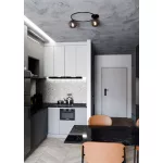 EMIBIG SOPRA 2 BL GRAFIT Fekete Beltéri Mennyezeti lámpa E14 IP20 EB-1256-2