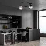 EMIBIG SOPRA 2 BL GRAFIT Fekete Beltéri Mennyezeti lámpa E14 IP20 EB-1256-2