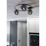 EMIBIG SOPRA 3 BL GRAFIT Fekete Beltéri Mennyezeti lámpa E14 IP20 EB-1256-3