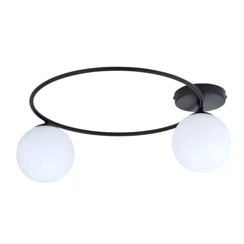 EMIBIG SOPRA 2 BL OPAL Fekete Beltéri Mennyezeti lámpa E14 IP20 EB-1257-2