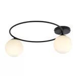 EMIBIG SOPRA 2 BL OPAL Fekete Beltéri Mennyezeti lámpa E14 IP20 EB-1257-2