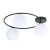 EMIBIG SOPRA 3 BL OPAL Fekete Beltéri Mennyezeti lámpa E14 IP20 EB-1257-3