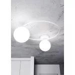 EMIBIG SOPRA 2 WH OPAL Fehér Beltéri Mennyezeti lámpa E14 IP20 EB-1258-2