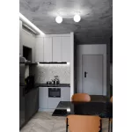 EMIBIG SOPRA 2 WH OPAL Fehér Beltéri Mennyezeti lámpa E14 IP20 EB-1258-2