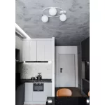 EMIBIG SOPRA 3 WH OPAL Fehér Beltéri Mennyezeti lámpa E14 IP20 EB-1258-3