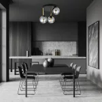 EMIBIG DOLCE 3 BL GRAFIT Fekete Beltéri Mennyezeti lámpa E14 IP20 EB-1259-3
