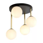EMIBIG DOLCE 4 BL OPAL Fekete Beltéri Mennyezeti lámpa E14 IP20 EB-1260-4