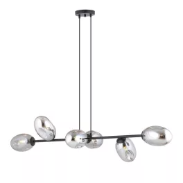   EMIBIG PANDORA 6 BL GRAFIT Fekete Beltéri Függőlámpa E14 IP20 EB-1263-6