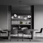 EMIBIG PANDORA 6 BL GRAFIT Fekete Beltéri Függőlámpa E14 IP20 EB-1263-6