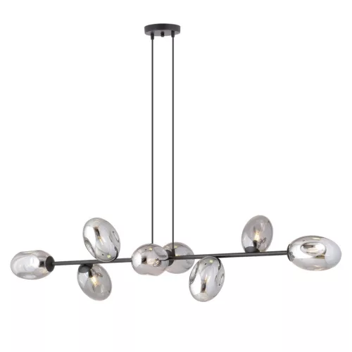 EMIBIG PANDORA 8 BL GRAFIT Fekete Beltéri Függőlámpa E14 IP20 EB-1263-8