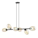 EMIBIG PANDORA 6 BL MIODOWY Fekete Beltéri Függőlámpa E14 IP20 EB-1264-6