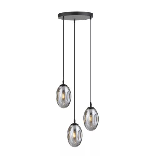 EMIBIG ASTRAL 3 BL PREMIUM GRAFIT Fekete Beltéri Függőlámpa E14 IP20 EB-1266-3PREM
