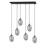 EMIBIG ASTRAL 6 BL GRAFIT Fekete Beltéri Függőlámpa E14 IP20 EB-1266-6